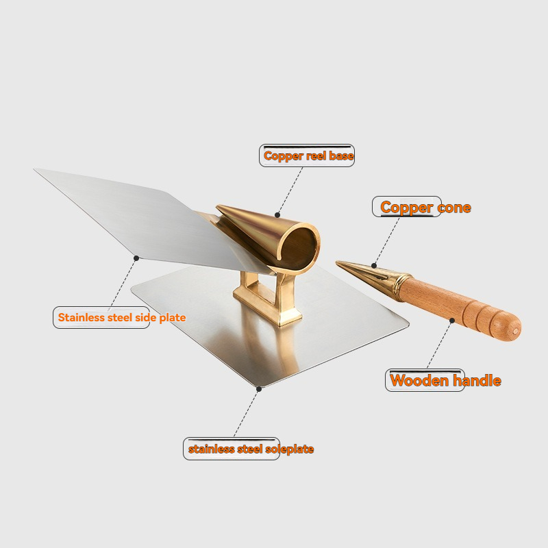 Commercial Kitchen Baking Equipment - เครื่องมือทำกรวยทองแดงแบบมืออาชีพ, เครื่องทำวาฟเฟิลไอศกรีมขนาดใหญ่, อุปกรณ์อบขนมที่ทนทานสำหรับครัวเชิงพาณิชย์