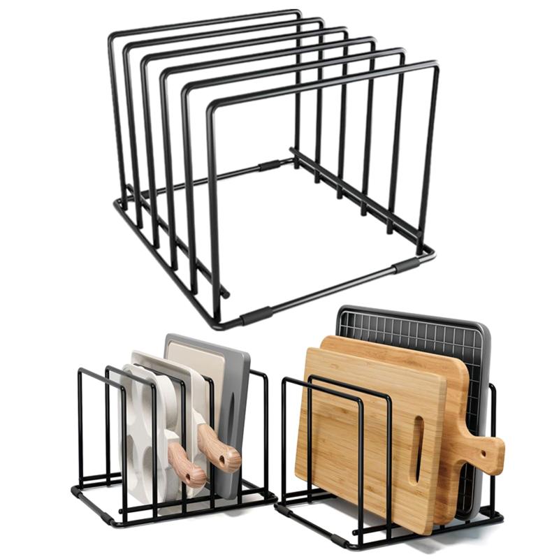 Kitchen Baking Organization - ที่วางถาดอบกันลื่น ที่วางเขียง ที่เก็บถาดอบ สำหรับจัดระเบียบกระทะในครัว