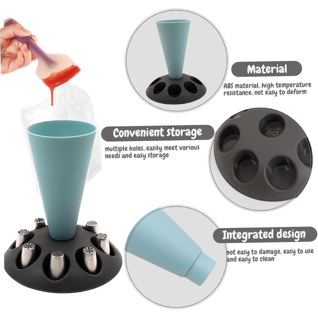 ถุงบีบครีมแต่งหน้าเค้ก 1 ชิ้น  - Kitchen Tools For Baking บทวิจารณ์และราคา