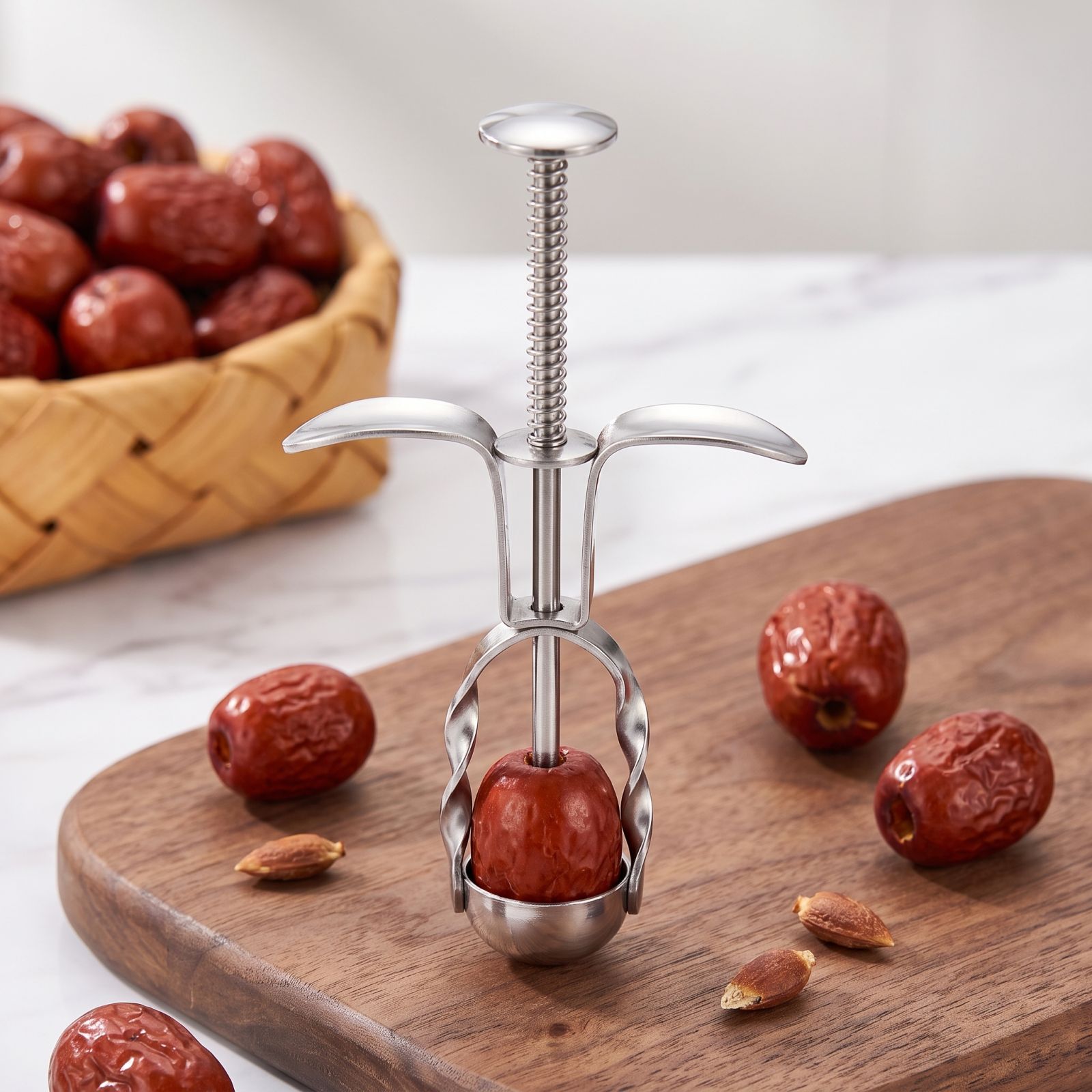 เครื่องมือเอาเมล็ดพุทราแดงสแตน - Kitchen Tools For Baking บทวิจารณ์และราคา