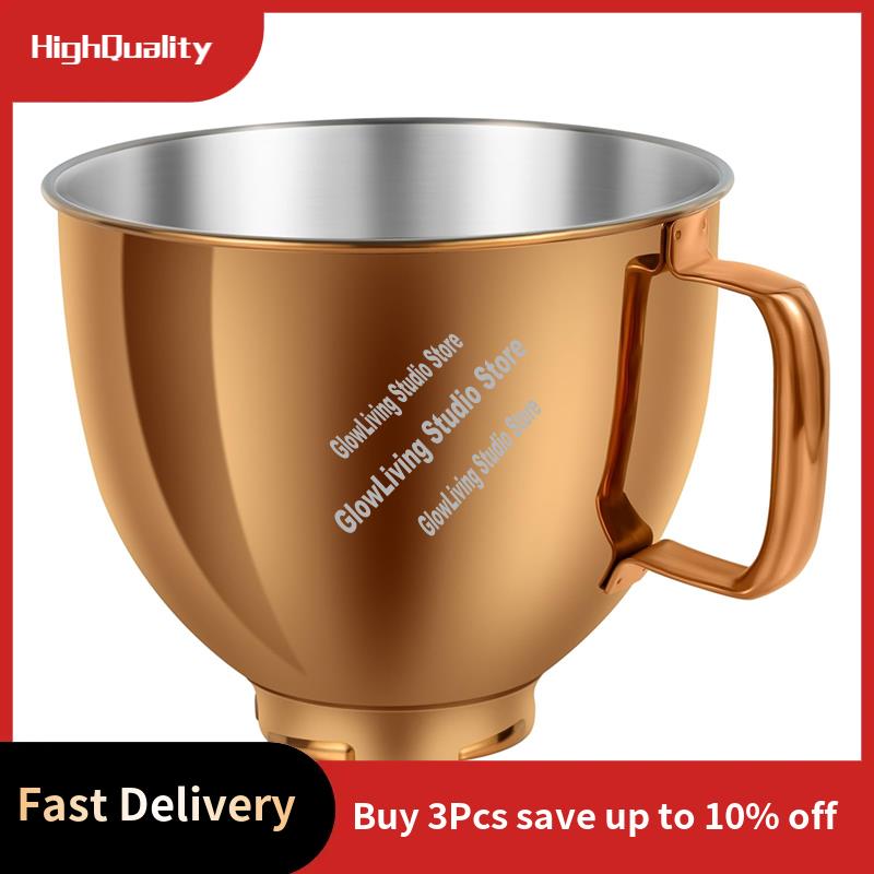 5 QT สแตนเลสสตีลชามผสมสำหรับ K - Kitchenaid Mixer Artisan 5Qt บทวิจารณ์และราคา